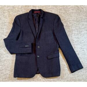 Hugo Boss Hugo Men’s Dark Gray Jacket Size 38R 100% Wool